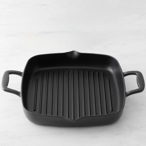New! All-Clad Enameled Cast-iron Grill Pan 11”